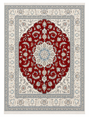 Nain Silk & Wool Rug 255 x 195 cm (8.37 x 6.40 ft)