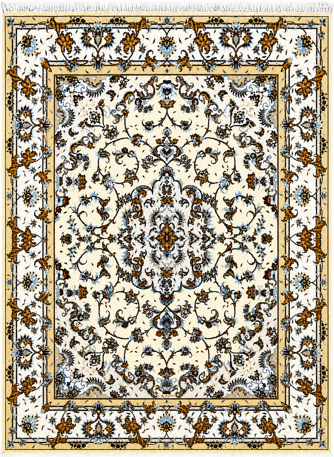 Fine Persian Tabriz Rug 200 x 150 cm (6.56 x 4.92 ft)