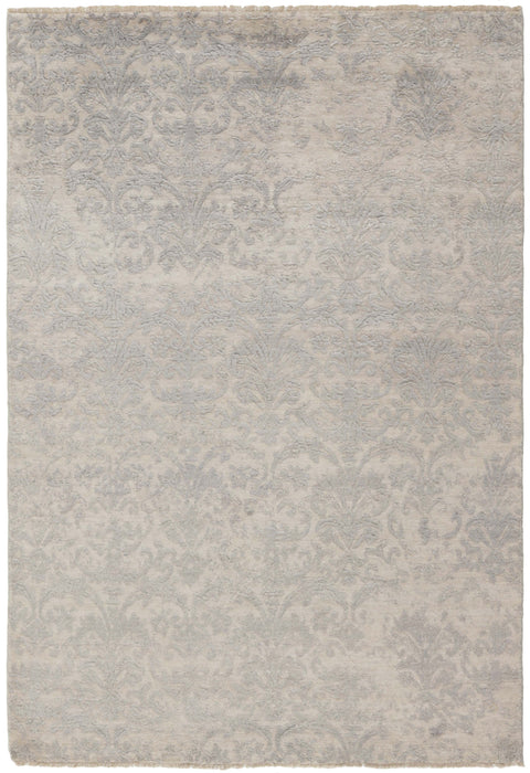 Damask Rug – Beige – 136 × 201 cm