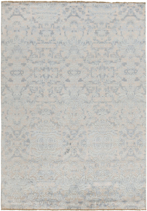 Damask Rug – Beige – 168 × 240 cm