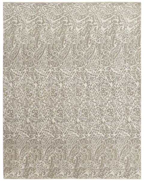 Damask Rug – Beige – 245 × 309 cm