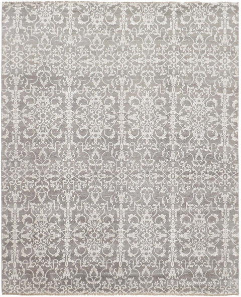 Damask Rug – Beige – 251 × 305 cm