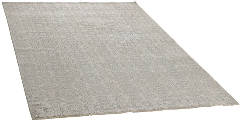Damask Rug – Beige & Black – 209 × 303 cm