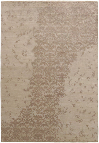 Damask Rug – Beige & Brown