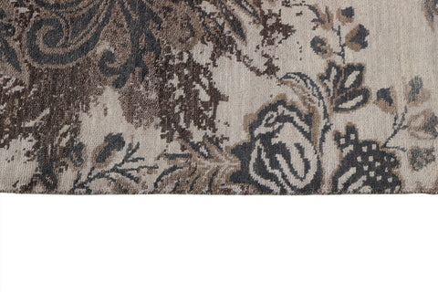 Damask Rug – Beige & Brown – Design 2