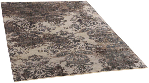 Damask Rug – Beige & Brown – Design 2