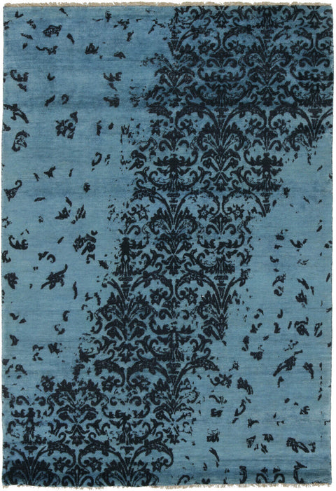 Damask Rug – Blue