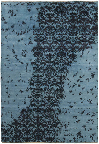 Damask Rug – Blue