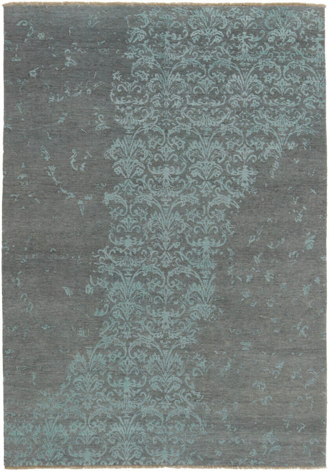 Damask Rug – Blue