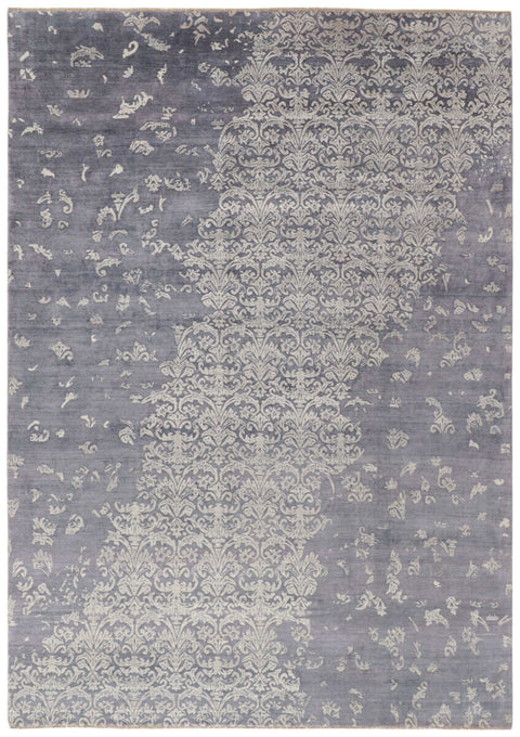 Damask Rug – Blue