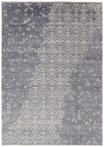 Damask Rug – Blue
