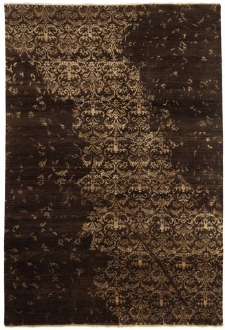 Damask Rug – Brown – 200 × 293 cm