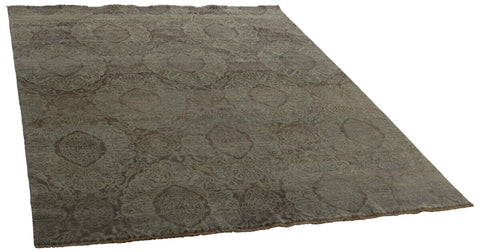 Damask Rug – Brown – 236 × 306 cm