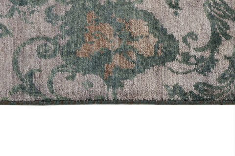 Damask Rug – Green