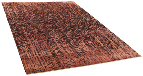 Damask Rug – Red – 251 × 350 cm