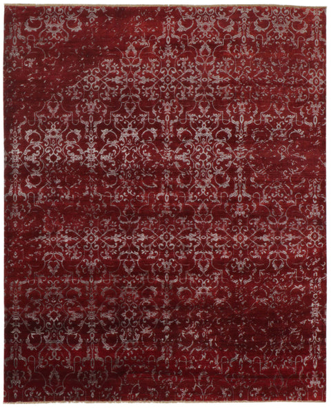 Damask Rug – Red – Design 2