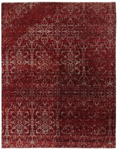 Damask Rug – Red – Design 2
