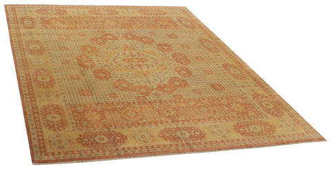 Damask Rug – Yellow – 247 × 303 cm