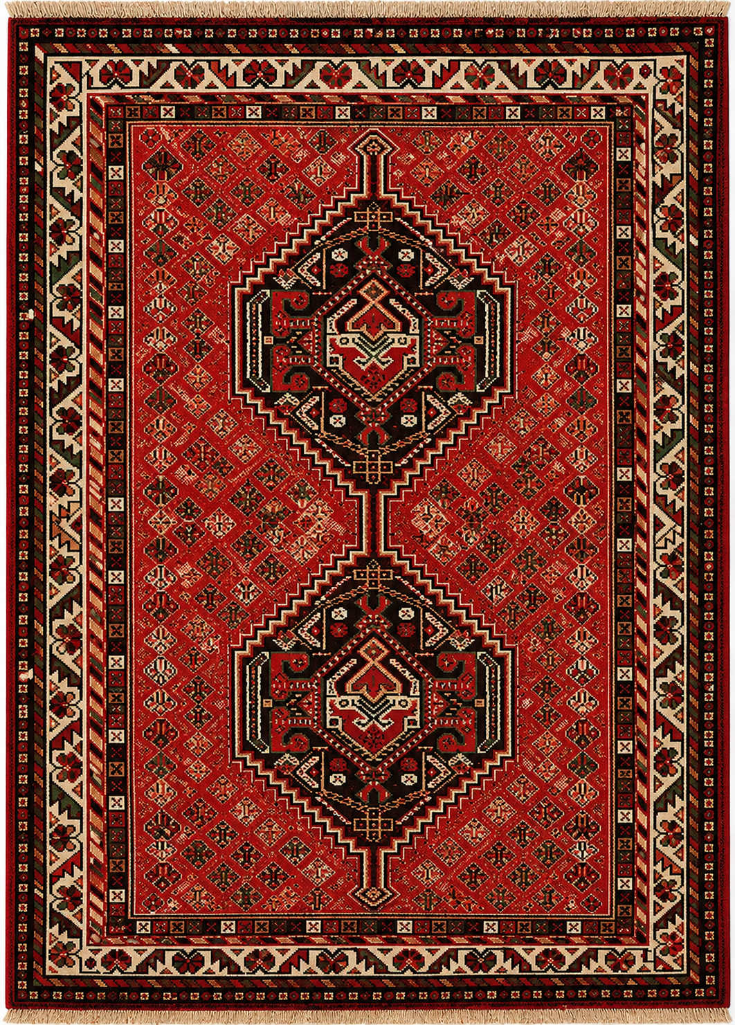 Persian Nomad Shiraz Rug 152 x 105 cm (4.99 x 3.44 ft)