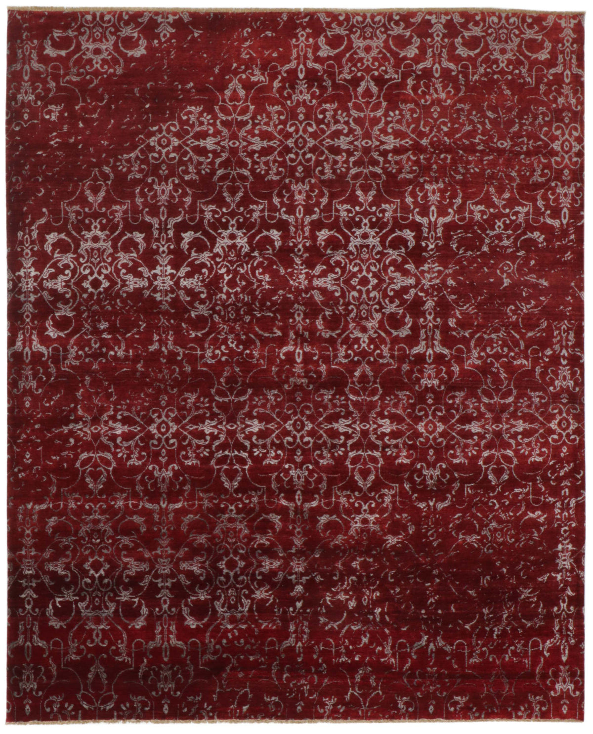 Elodie Manor Damask Rug