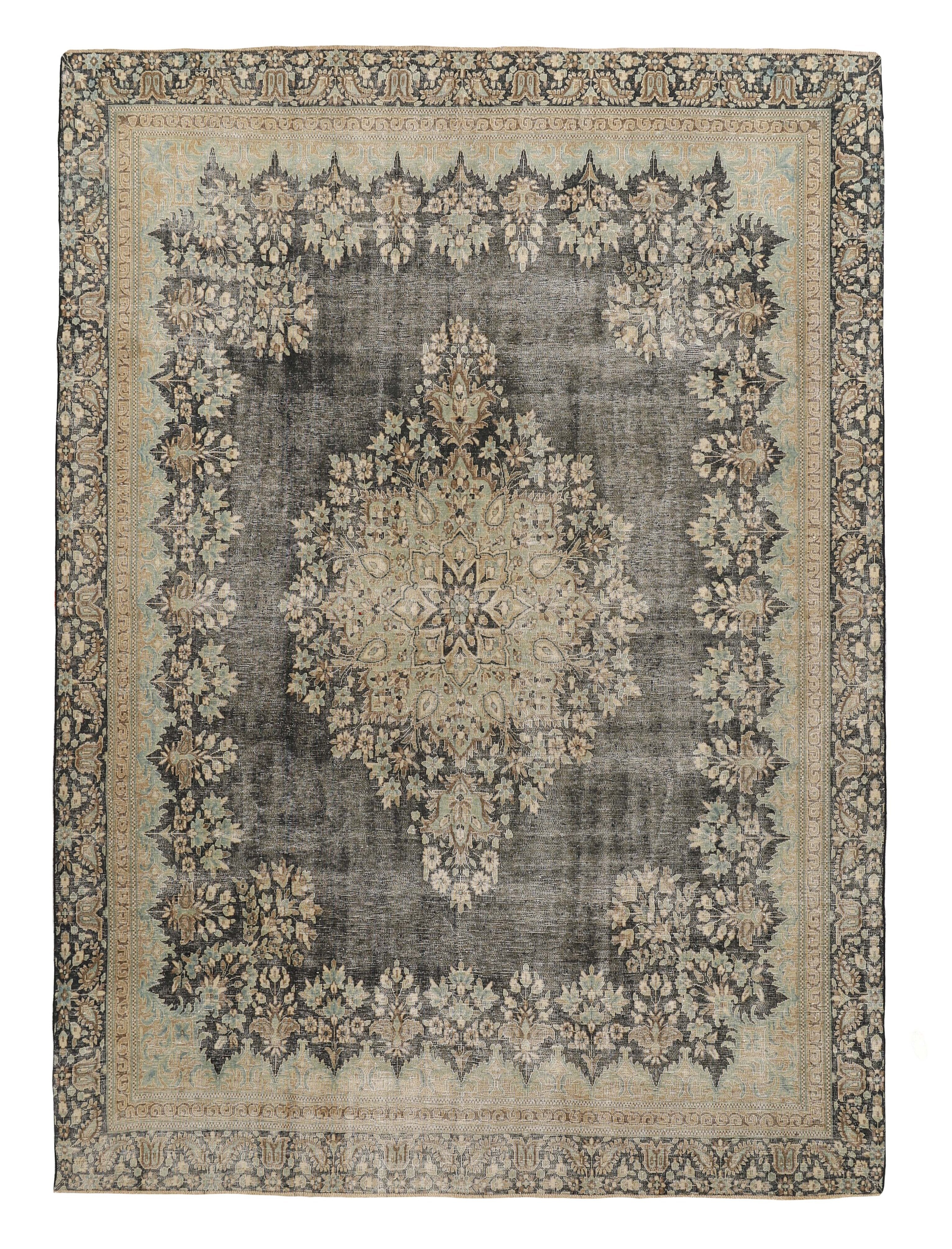 Hazel Courtyard Kerman Rug