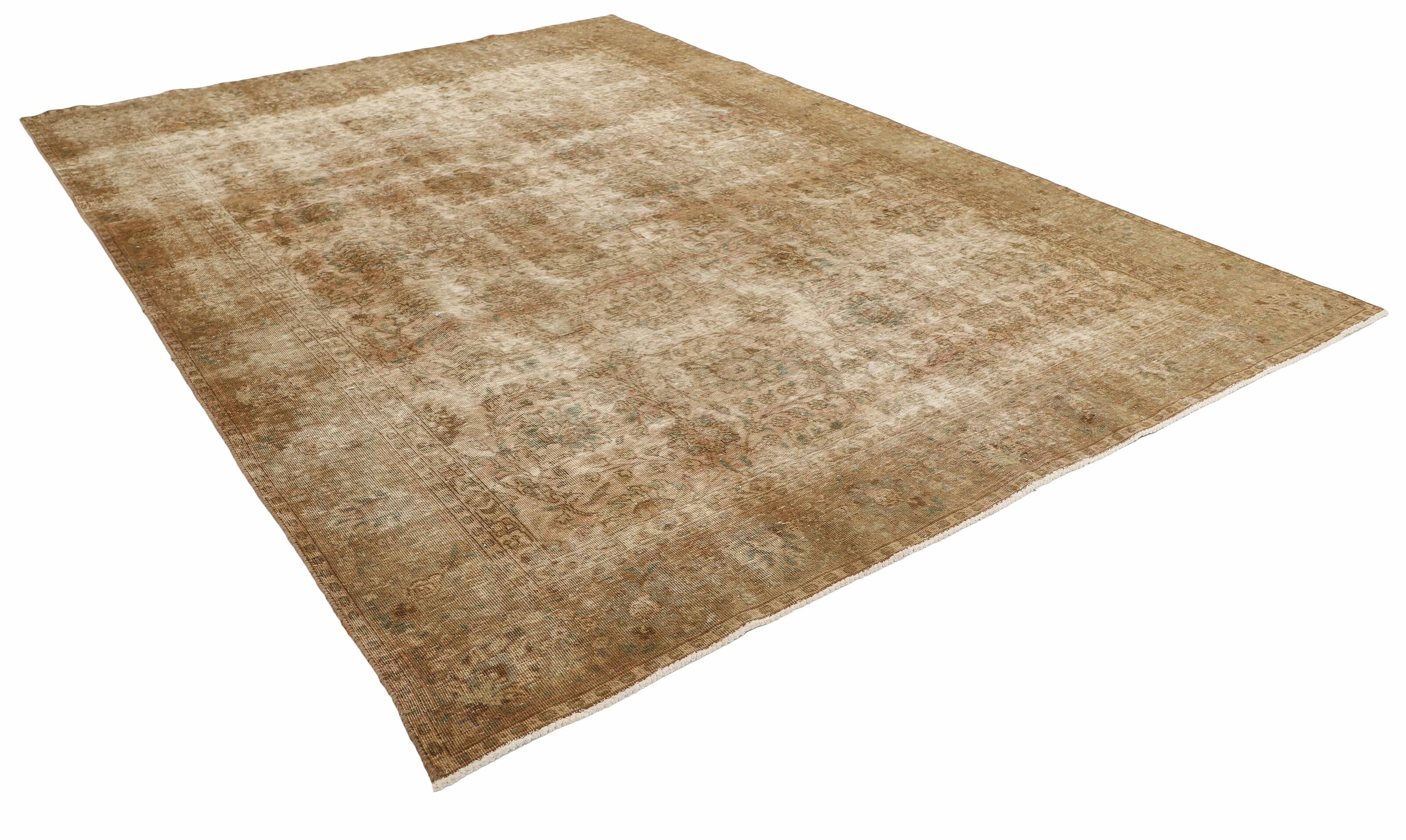 Iris Canvas Vintage Rug