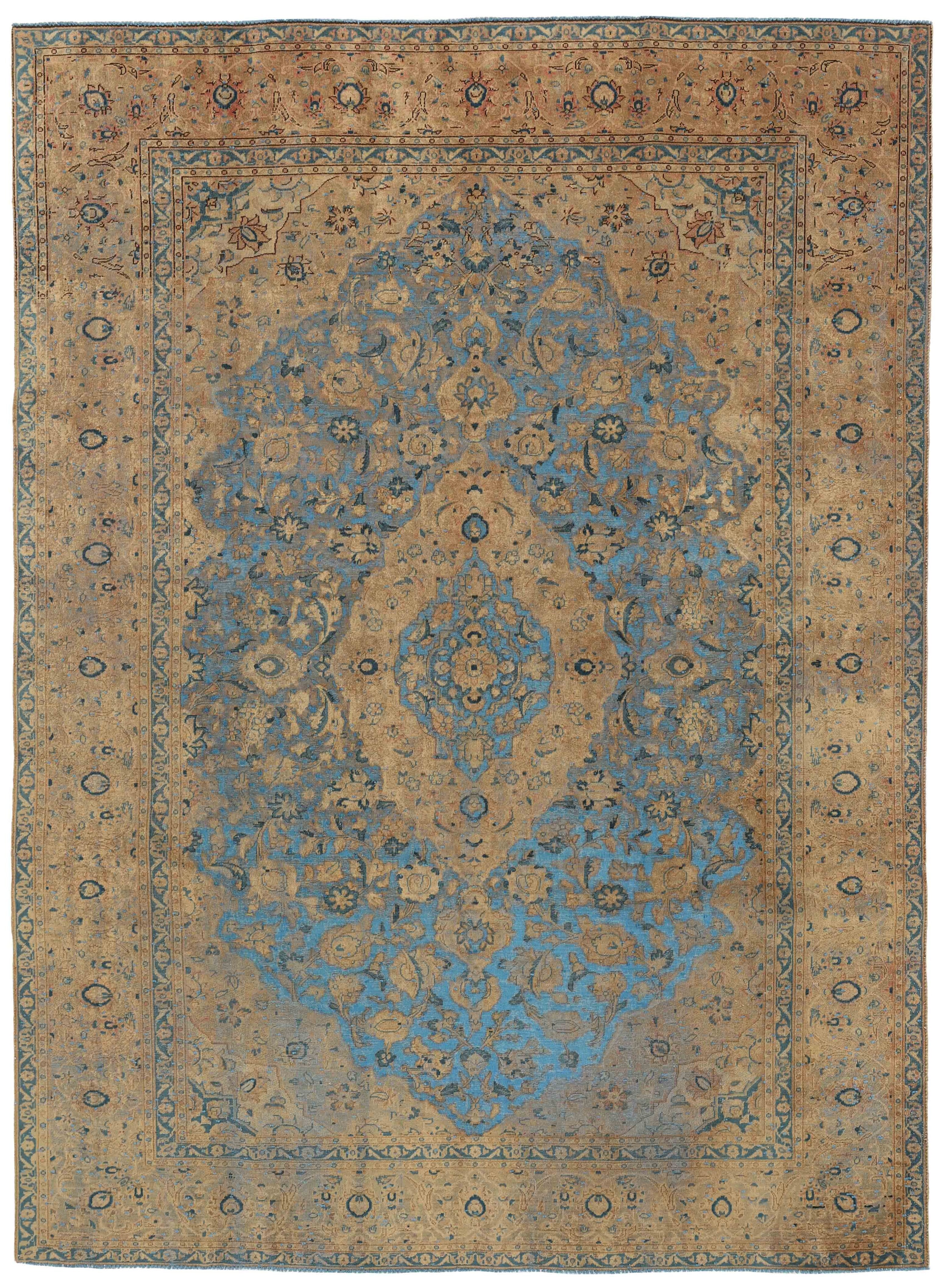 Ivory Canvas Vintage Rug