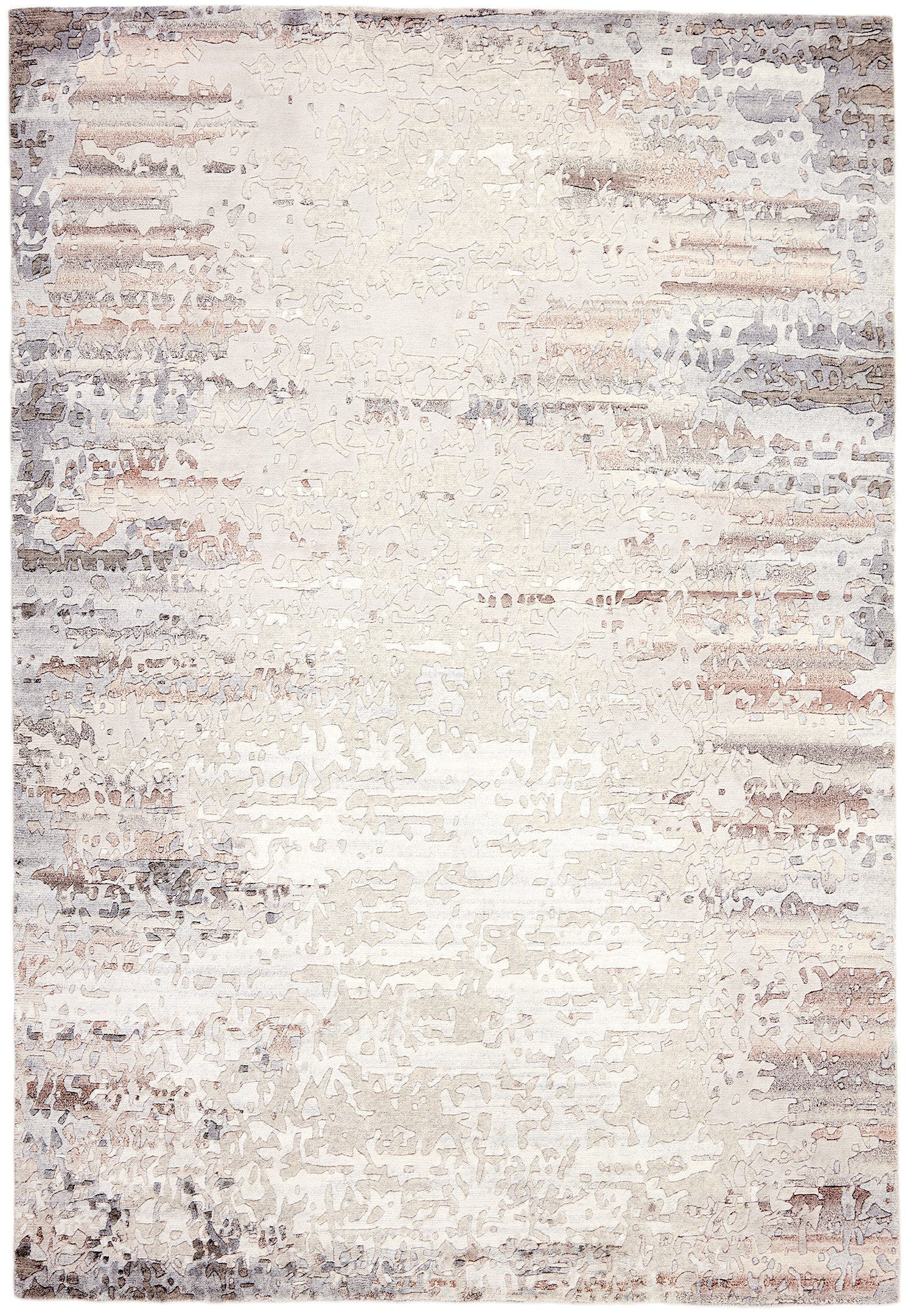 Ivory Courtyard Design Rug