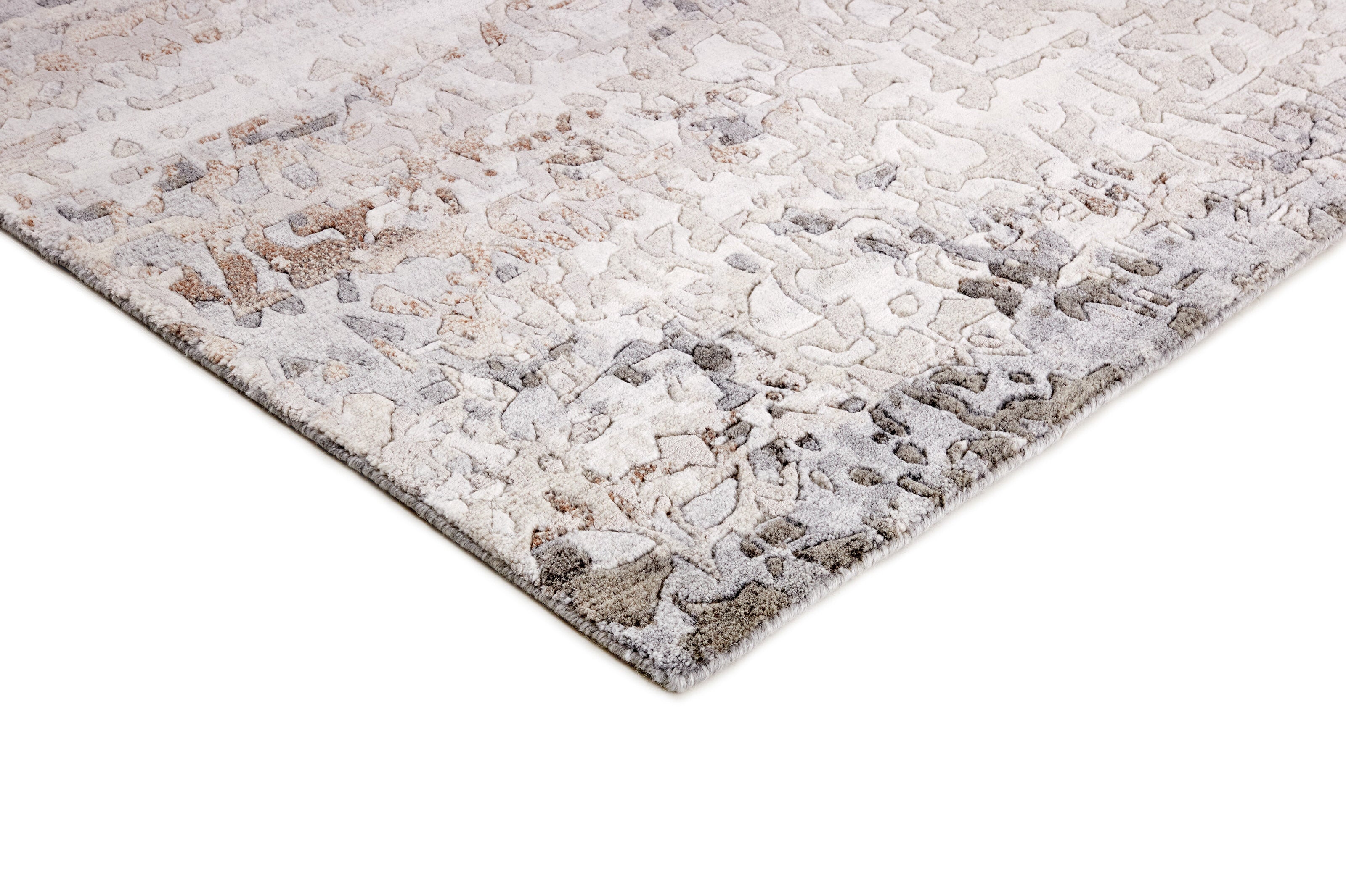 Ivory Courtyard Design Rug