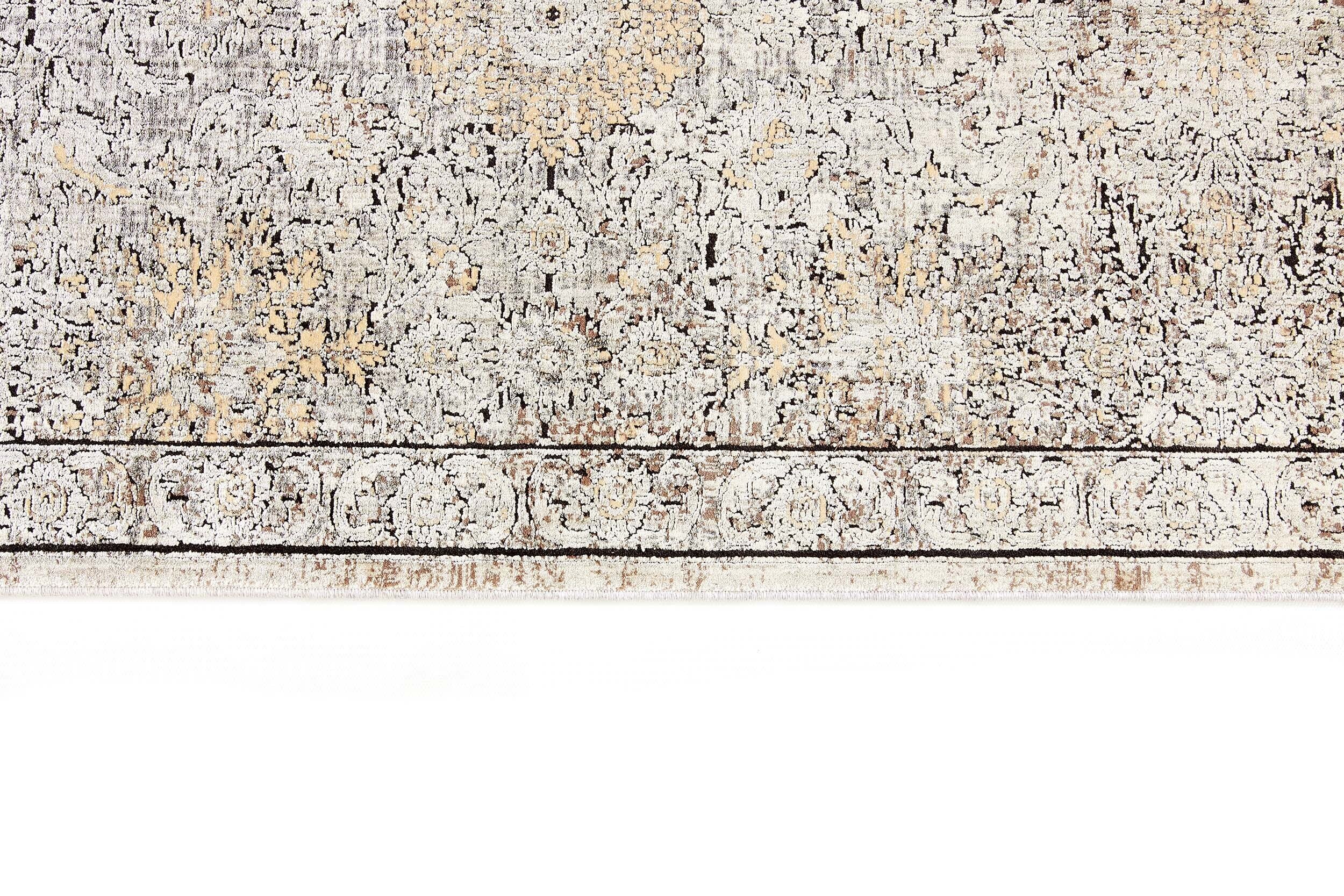 Ivory Garden Abstract Rug