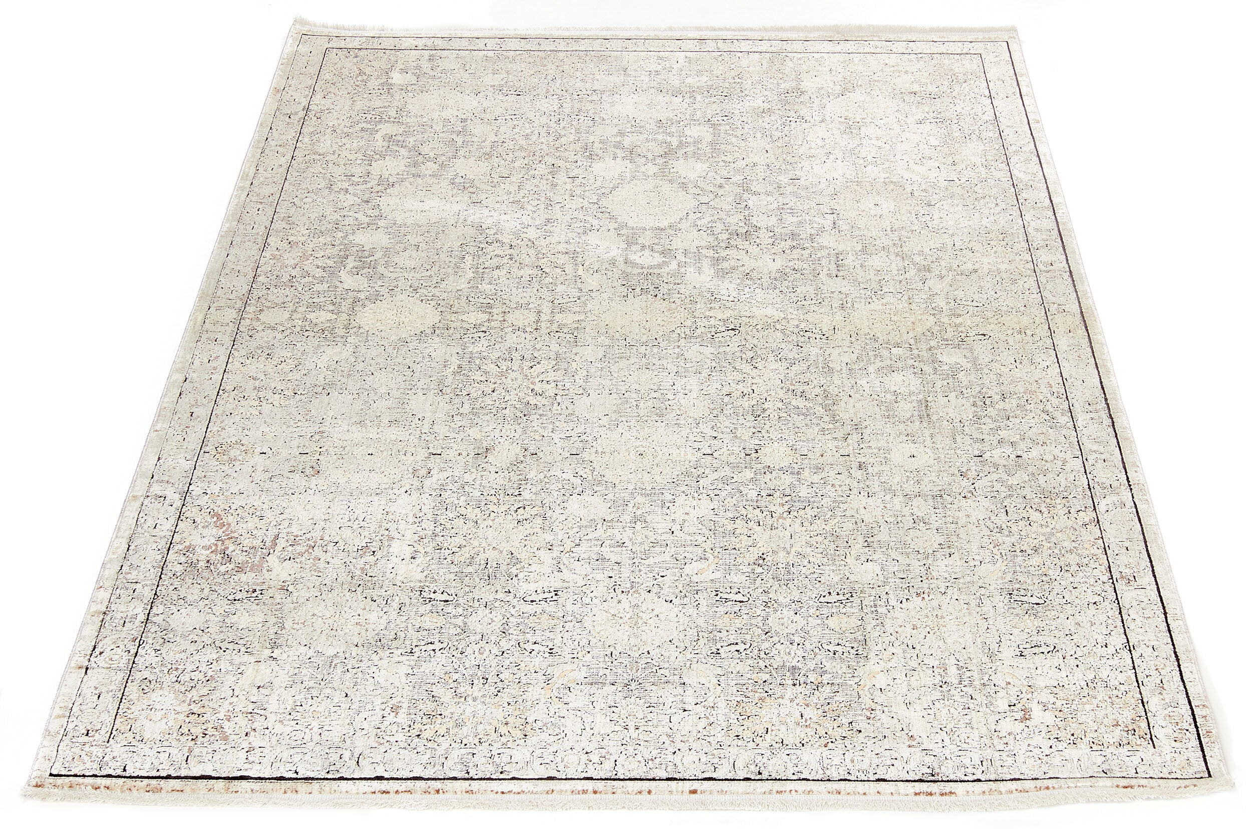 Ivory Garden Abstract Rug