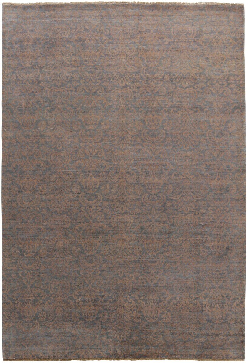 Ivory Manor Damask Rug