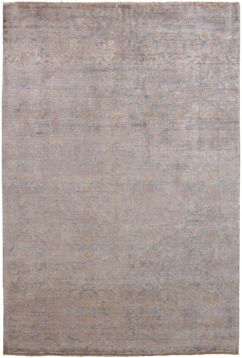 Ivory Manor Damask Rug