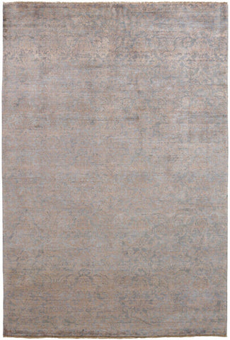 Ivory Manor Damask Rug