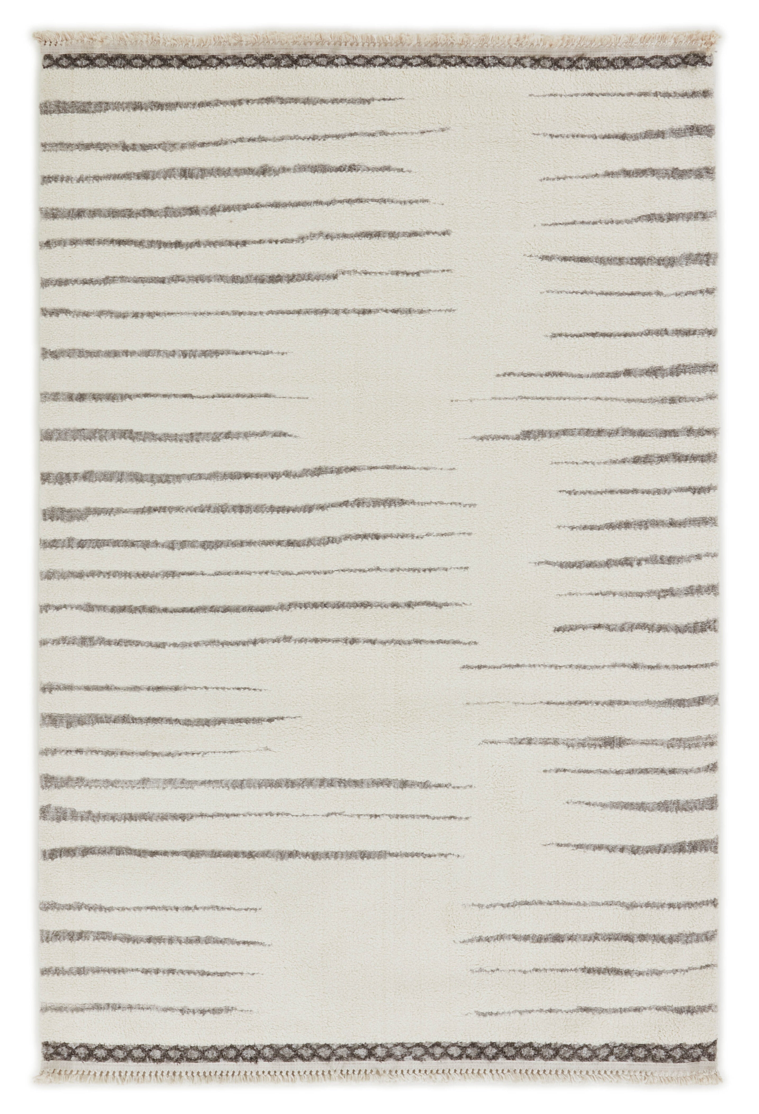 Ivory Mosaic Design Rug