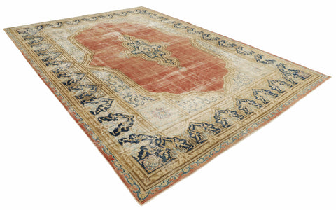 Ivory Vista Kerman Rug