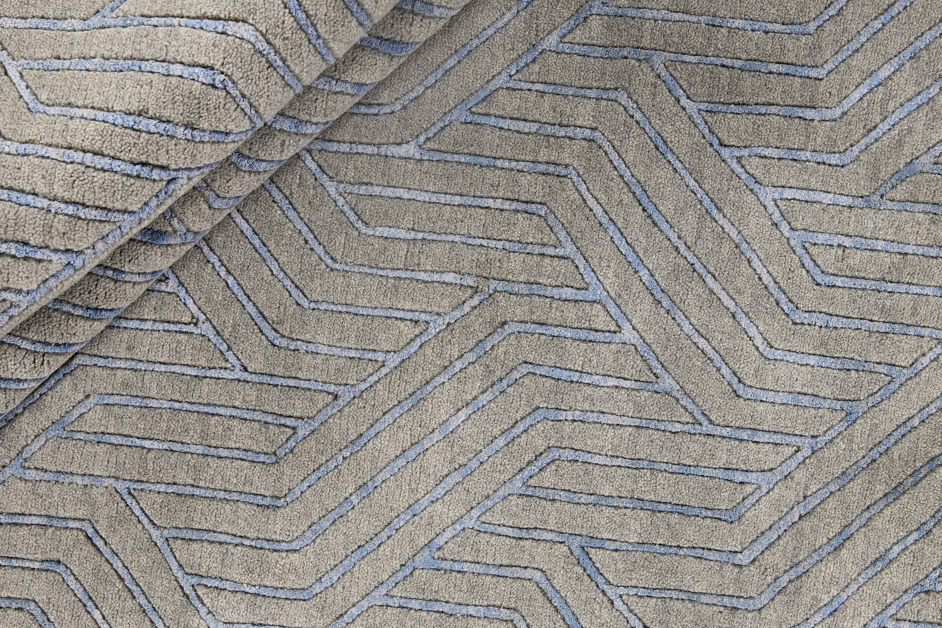 Ivory Woven Design Rug