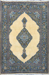 Fine Kashan Persian Wool Rug 158 x 106 m