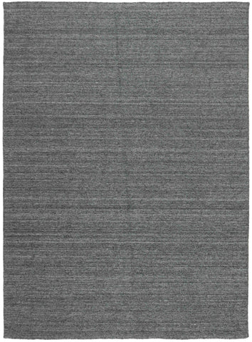 Nouveau Plain Rug – Black – Viscose – 140 × 200 cm – Design 2