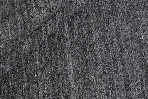 Nouveau Plain Rug – Black – Viscose – 140 × 200 cm – Design 2