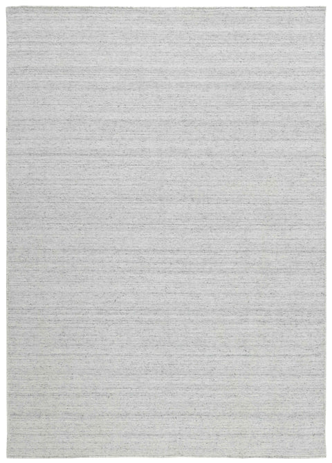 Nouveau Plain Rug – Black – Viscose – 140 × 200 cm – Design 3