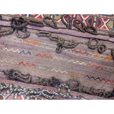 Old Qashai Sadel Bag Tribal Pink Rug - Rugoutlet