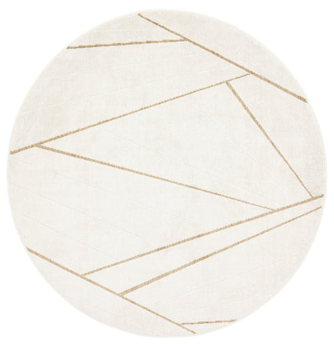 Oslo Round Rug – Polyester – 240 × 240 cm