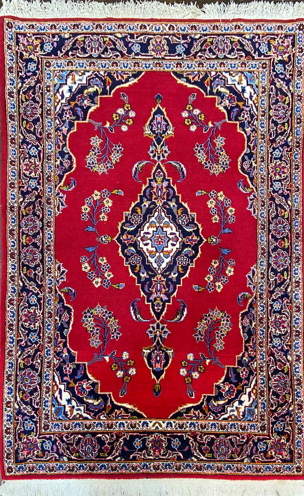 Persian Handmade Kashan Rug 156 x 104 m