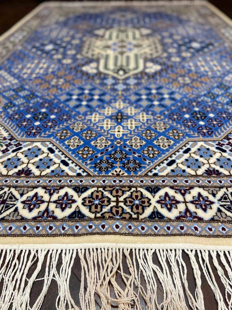 blue-persian-nain-rug-side