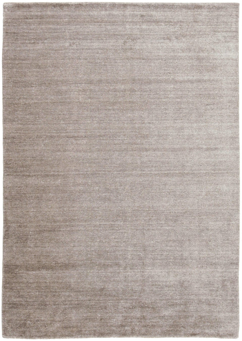 Plain Dust Rug – Black – Viscose – 140 × 200 cm – Design 2