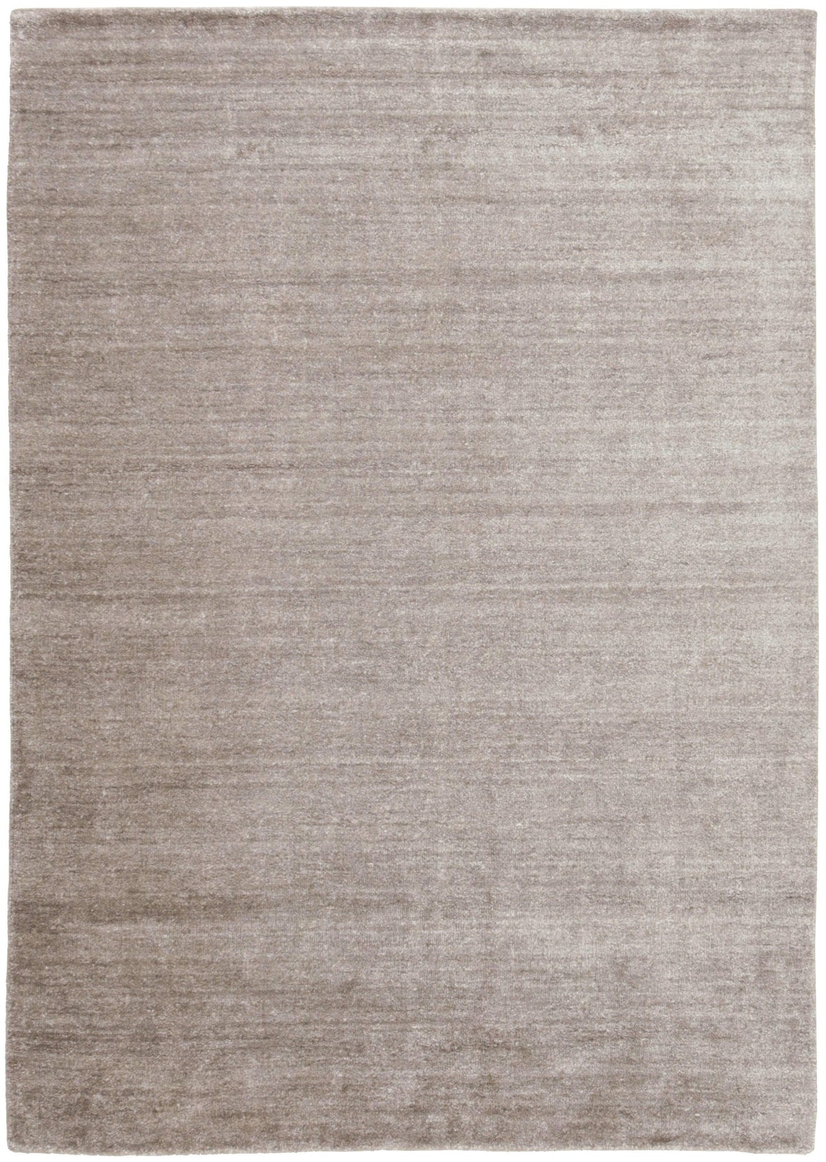 Plain Dust Rug – Black – Viscose – 140 × 200 cm – Design 2