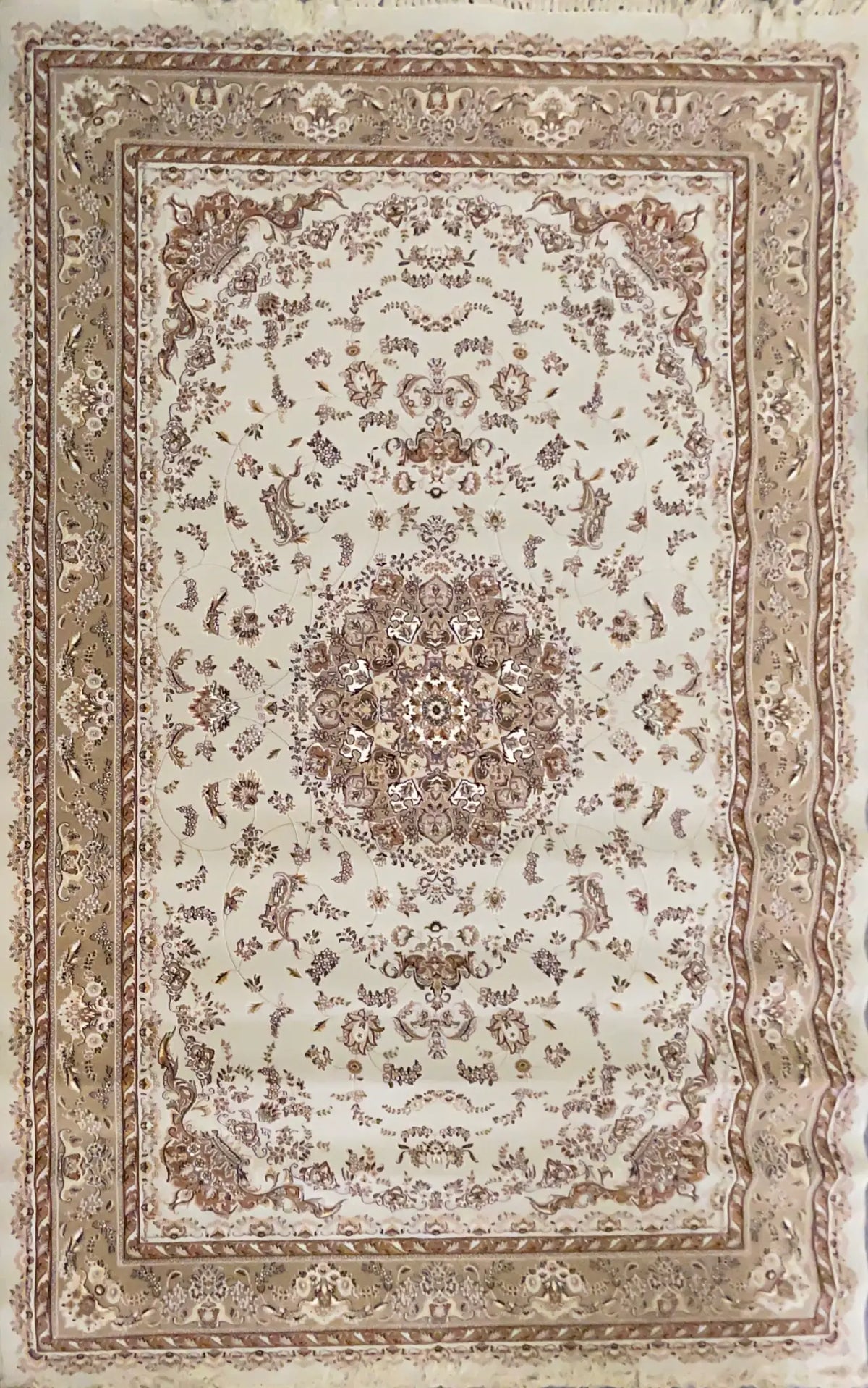 Power loom Persian Tabriz Rug 300 x 200 cm (9.84 x 6.56 ft)