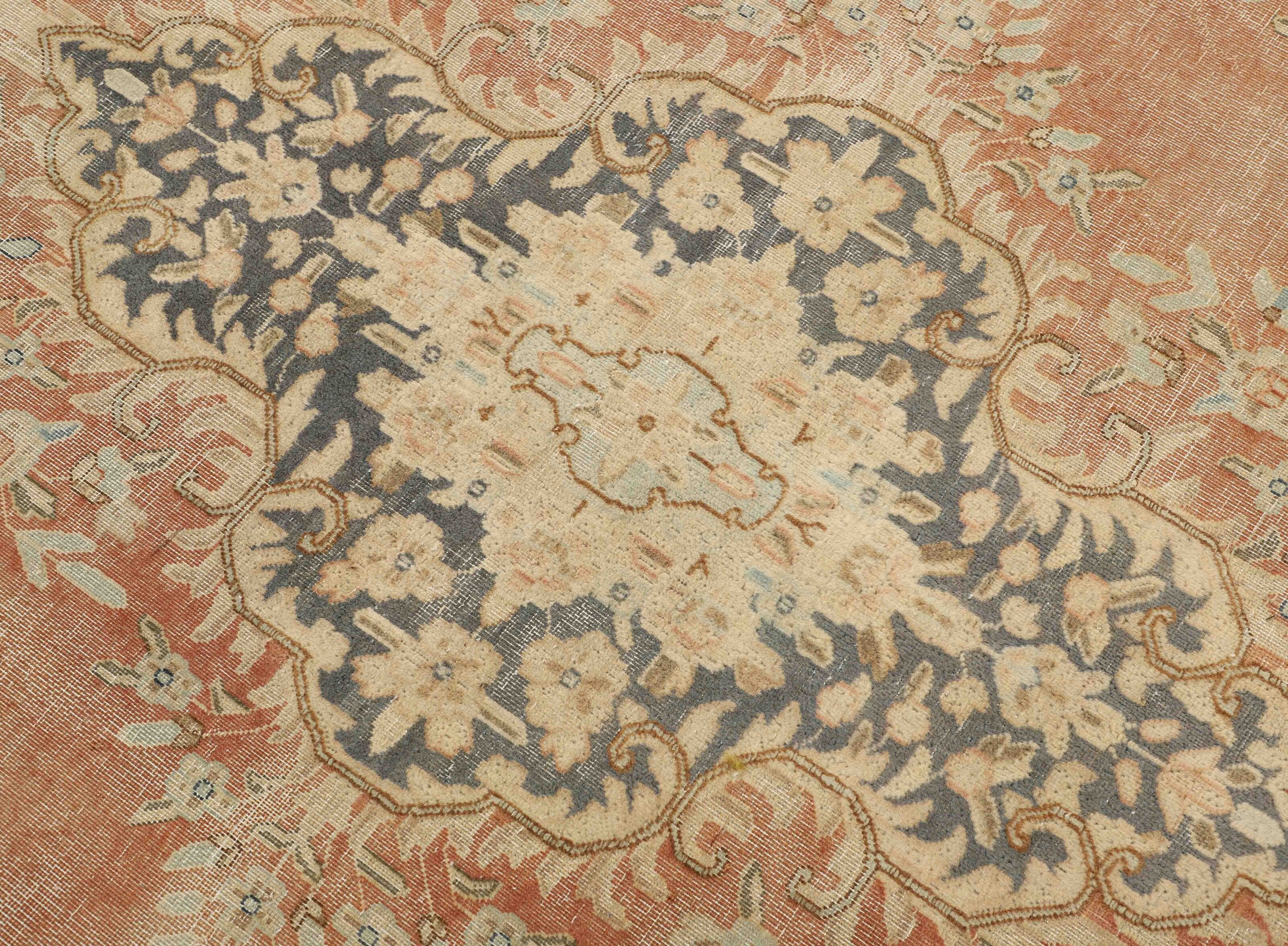 Sage Courtyard Kerman Rug