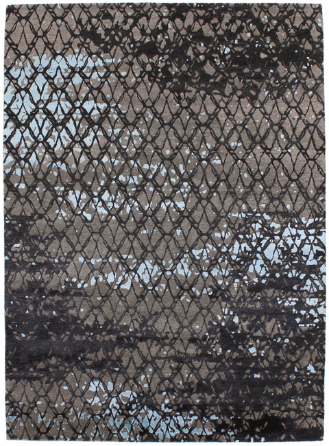 Senses Rug – Black & Brown – 200 × 300 cm